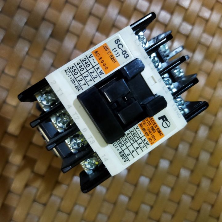 Contattore AC Fuji SC-03 – 220V CA, Nuovo Di Zecca