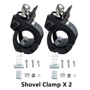 2PCS Ax Holder Kit for SUV Truck Boat Side Rack Oar Paddle Quick Release Brackets A Pair of Shovel Clamp for Car Roof Rack Mount