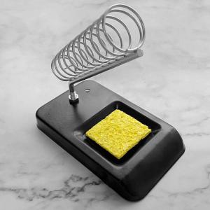 Hot Soldering Iron Stand Portable Holder Soldering Tin Stand with Welding Cleaning Sponge Electric Soldering Iron Accessories
