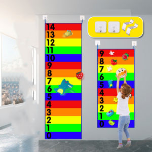 Kids Touch High Carpet Games Bounce Trainer Promote Growth Number Fun Sports Toy Height Ruler Indoor Outdoor Toys for Children