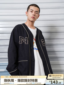 [F426 Official Store] China Trendy Couple Street Hip-Hop Three-Color American Jacket Oversiz Retro Outwear