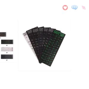 1-5pcs Russian Letters Keyboard Stickers PVC Language Keyboard Sticker for Notebook Computer Desktop Keyboard Keypad Laptop