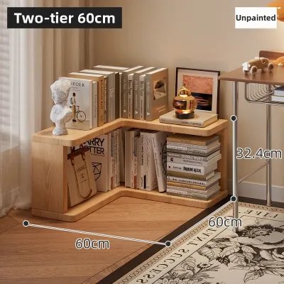 ZHUSHANXIA | Corner Space Saving Bookshelf & Storage Cabinet