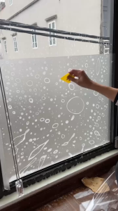 Decal dán kính mờ chống nhìn trộm 3mét x60cm decal dán kính văn phòng cửa sổ phòng ngủ