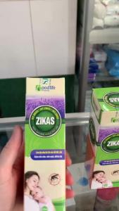 Xịt muỗi Zikas 100ml - Đậm mùi CHANH SẢ đuổi muỗi hiệu quả an toàn cho trẻ em 100% tự nhiên