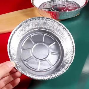 50pc Aluminum Foil Tin Box Air Fryer BBQ Tray Bakeware Foil Plate