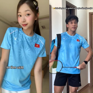 Áo Cầu Lông Quần Cầu Lông Bộ Cầu Lông Nam Nữ Chuyên Nghiệp Vải Thoáng Khí A1005 - V Badwear
