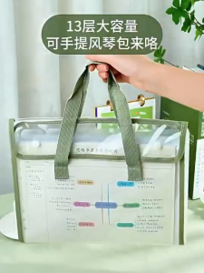 A4 Transparan File Folder/ Document Bag/ Tas Dokumen /File A4 Ukuran Folio/ Tas Berkas Dokumen /Map Folder Bag