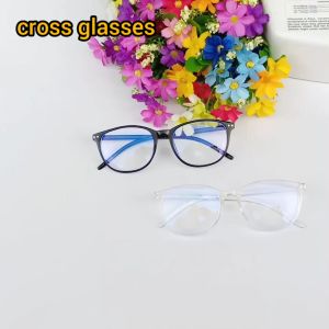 แว่นกรองแสงสีฟ้า เลนส์บลูบล็อค ทรงหยดน้ํา ดัดงอได้ รหัส CGB50 แถมกล่อง+ผ้าเช็ดเลนส์