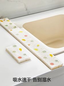 Thảm Thấm Nước Bằng Cotton Nguyên Liệu Gỗ Dùng Cho Bồn Rửa Nhà Bếp Và Quầy Rửa Tay Thảm Thấm Nước Dùng Để Lau Nhà
