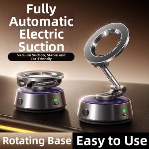 Lisen | Electric Vacuum Magnetic Car Phone Mount For Auto Navigation