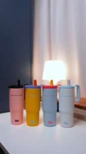 Tumbler HZ-047/HZ-049 Botol Minum Portable Outdoor 750ml Tahan Dingin 24 Jam Mug Kopi Tahan Panas BPA Free Stainless Steel Cute Animal Style