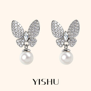 YISHU | Bông Tai Đẹp Sang Trọng Từ Ngọc Trai Nước Ngọt