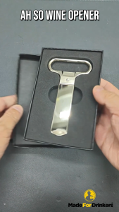 [Made For Drinkers] Ah SO wine bottle opener - Stainless Steel