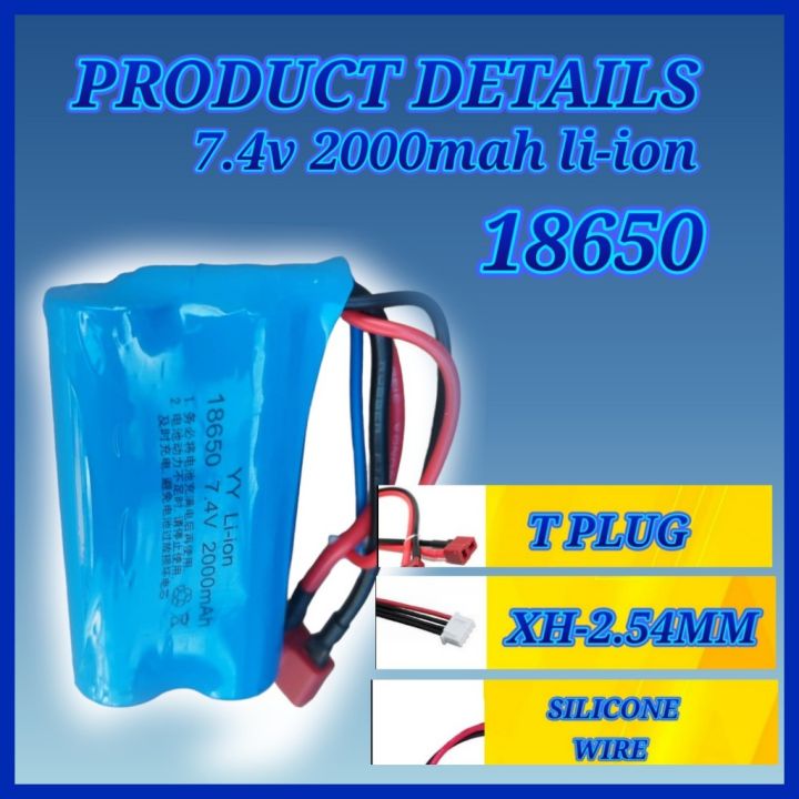 Batterie Li-ion 7.4v 1500mah WLTOYS - Foto 7