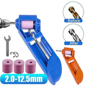 2.0-12.5mm 1 Set Grinding Wheel Drill Bit Sharpener Hand Tools Nail Drill Bits Set Sharpener For Step Drill Accessories