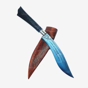 มีดหมอ แร่เหล็กน้ำพี้ขนาด 7 นิ้ว ตีด้วยแร่เหล็กน้ำพี้ผสมตะปูสังฆวานร จากบ่อเหล็กน้ำพี้ จ.อุตรดิตถ์