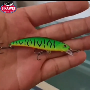 9Pcs/Set Casting 3D Eyes Fishing Bait Hard Baits Set Minnow Crankbaits Swimbaits Fishing Lures Kit