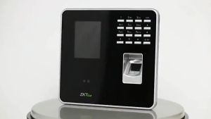 Zkteco Biometric Attendance Machine with Face Recognition Fingerprint Time Card Machine Password All-in-One Employee Sign-in Reader with APP for Businesses