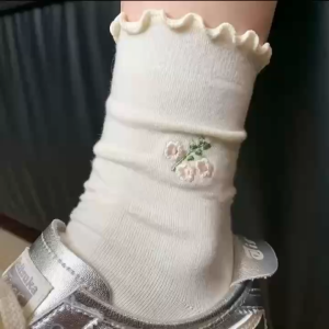 Yamanashi Holiday White Socks & Mary Jane Shoes: A Perfect Match