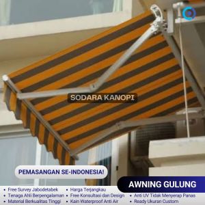Awning Gulung Otomatis / Manual
