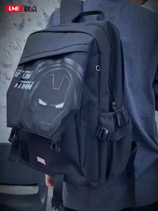 Tas Sekolah Anak Laki-laki PAUD TK SD Tas Ransel Bahu Spider Iron Man Captain America