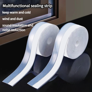 Sealing strips dust-proof and sound-insulating silicone anti-collision and weatherproof strips are used for shower door gaps