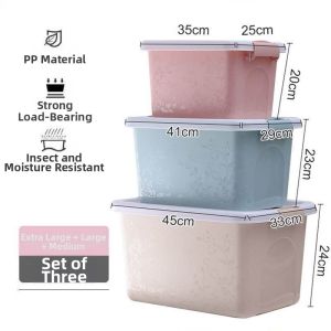 MEISITEKEKE | Large Capacity Home Plastic Storage Box