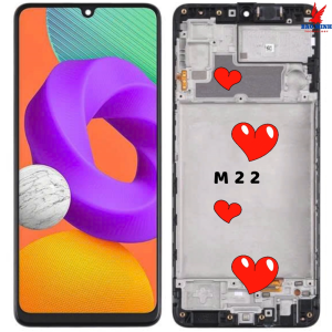 Màn hình Sam//Sung M22 Zin mỏng màu chuẩn