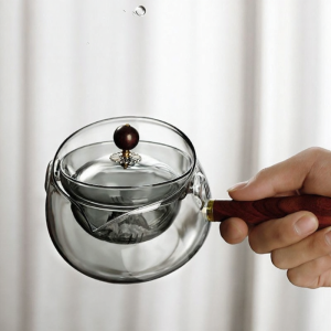 Heat-Resistant Teapot for Tangerine Peel Tea