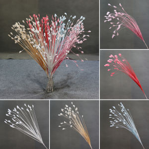 New Wedding Celebration Artificial Peacock Grass Plastic Fern Firework Scene Decoration Flowers Artistic Home Decor