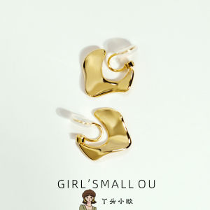 Geometric No-Drill Shakeable Ear Cuffs Womens Fashion Jewelry Smooth Surface Alloy Metal Sensation Non-Traditional Incense Burner Ear Clips