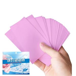 Laundry Detergent Sheets Easy Dissolve Laundry Tablets Strong Deep Cleaning Detergent Laundry Soap for Washing Machine