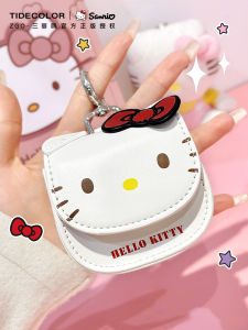 Adorable Hellokitty Earphone Bag Mini Coin Storage Neck Hanging Pouch Kitty Cat Themed Creative Gift Festival Supplies