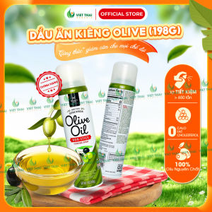 [HOT TREND] Dầu Xịt Ăn Kiêng Olive 0 Calo - Dầu Oliu Dùng Chiên Xào Salad Giảm Cân Eatclean Keto Tiểu Đường (Việt Thái Organic)