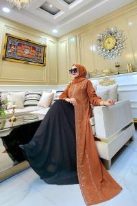 GAMIS HIJAB FREE FHASMINA POLOS WANITA BAHAN FULL CERUTY APLIKASI PAYET MUTIARA-DRESS GAMIS COCOK UNTUK PESTA KONDANGAN MEWAH-GAMIS POLOS MEWAH TERBARU 2023