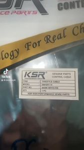 KSR MOTORCYCLE GAS/THROTTLE CABLE SMASH115