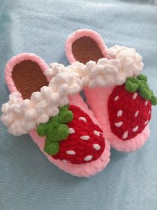 Bộ Nguyên Liệu Dệt Tay DIY Dép Xỏ Ngón Cho Bạn Gái Bộ Đồ Chơi Dễ Thương Dây Băng Tuyết Dây Đan Bằng Cotton Dép Cotton Cho Mùa Thu Đông