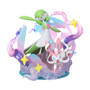 Funism | Anime Pokemon Figure Gardevoir With Sylveon Snorlax With Eevee Action Figures PVC Statue Model Collection Toys Gifts
