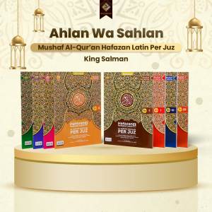 Al Quran king salman hafazan perkata latin per juz ukuran A5