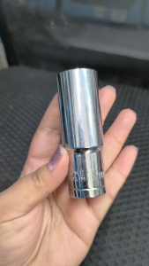 Deep Socket 21Mm 1/2 Drive 6 Points Chrome Silver High Quality Mechanics Tool for Repair and Maintenance
