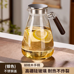 Nồi Đun Nước Bằng Thủy Tinh Bằng Gỗ Ô Liu Sang Trọng Dung Tích Lớn Dùng Tại Nhà Pha Trà Chịu Nhiệt Độ Cao Nước Lạnh Trà Trắng