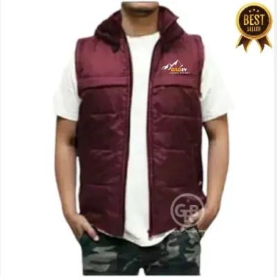 Jaket Rompi pria gunung dewasa keren murah / Rompi motor parasut outdoor pria BADIN MOUNTAIN / Rompi outdoor Pria Tebal