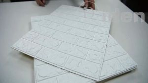100pcs 3D wall paper sticker 35cm*38cm&35*35cm water proof room decoration wallpaper adhesive wall decor