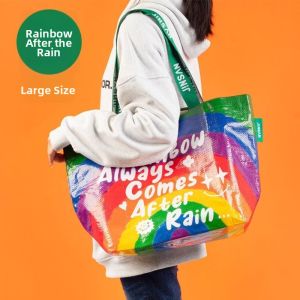 JINBOXI | Creatively Designed Portable Shopping Bag Large Capacity Coated
