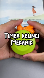 Joyeaze Timer Alarm Dapur Masak Mechanical Kitchen Timer Mekanikal Putar Manual Tanpa Batere