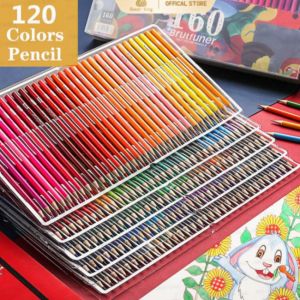 Great-King 72/120 colors professional oil color pencils set artist painting sketch wood color pencil school Art supplies