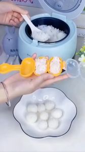 Cetakan Nasi Bento Bola Bulat Gulung Plus Centong Rice Ball Shaker Bento Rice Ball Mold