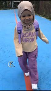BAJU ANAK PEREMPUAN USIA 1-6 TAHUN / CROP TOP ANAK DAN CELANA CARGO / SETELAN BAJU CROP HE CANT THROW / PAKAIAN ANAK PEREMPUAN / OOTD TERBARU BY YUKITABELANJA.ID