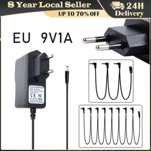 3/8-in-1 Topology Cable Effects Power Adapter Solid Guitar 9V DC 1A Guitar Pedal Power Supply Adapter Electric Guitar